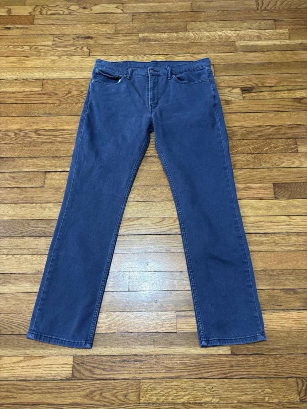 Levi's 511 Jeans Men's Sz 36x32 Slim Fit Straight Leg Blue Dark Wash Denim Pants